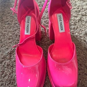 Steve Madden Pink Platform Shoes